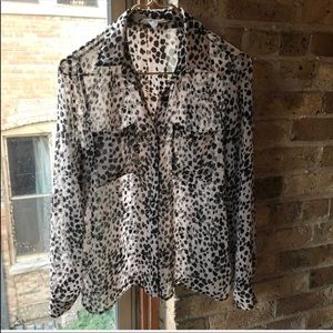 Free People Tops - ✨CLOSET CLEANOUT SALE✨ 🐆animal print blouse🦓 Free People Tops - ✨CLOSET CLEANOUT SALE✨ 🐆animal print blouse🦓